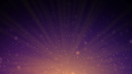 particle sparkle falling dust light bokeh effect background