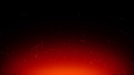 particle sparkle falling fire dust effect background