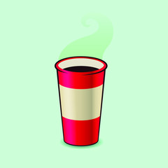 Coffee cup without lid