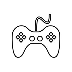 video game control isolated icon