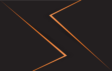 abstract modern orange layered background vector