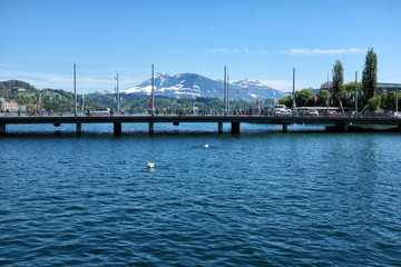 Fototapeta na wymiar Bridge, Luzern