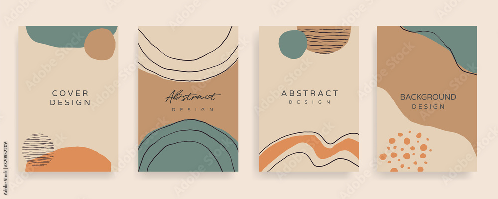 Poster social media stories and post creative vector set. background template with copy space for text and 