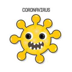 China pathogen respiratory coronavirus 2019-ncov vector illustration
