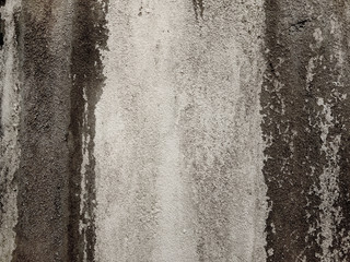 Concrete walls with abstract patterns