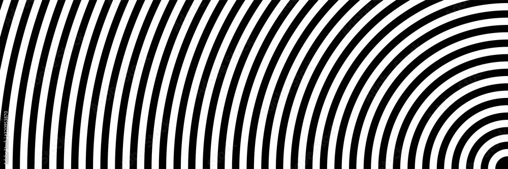 Poster abstract black and white stripe line pattern design background