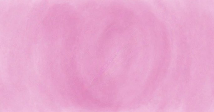 Love lettering word on pink watercolor background hand drawn animation loop 4K