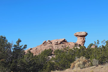Camel Rock near Tesuque Pueblo, New Mexico