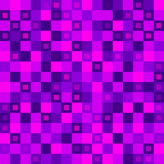 Wicker tile of violet intersecting rectangles and pink bricks.