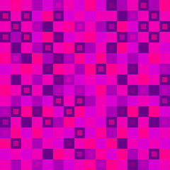 Wicker tile of pink intersecting rectangles and violet bricks.