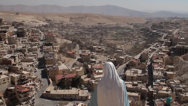 Christian town of Maaloula, Syria, where people still speak Aramaic, the language of Jesus