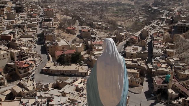 Christian town of Maaloula, Syria, where people still speak Aramaic, the language of Jesus