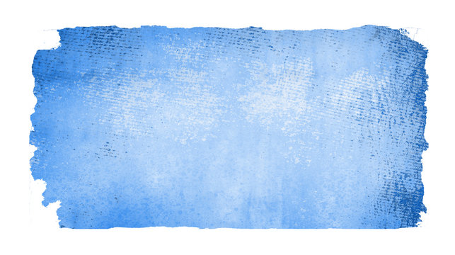 Watercolor rectangle background isolated on white