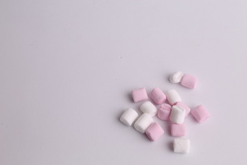 delicious pink and white marshmallows