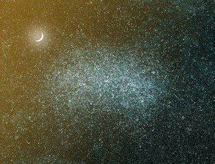 Night sky with stars as background