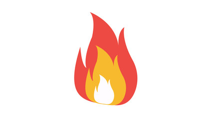 Fire. Icon illustration for design