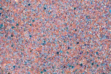 Abstract background with sequins, beautiful glitter paper closeup