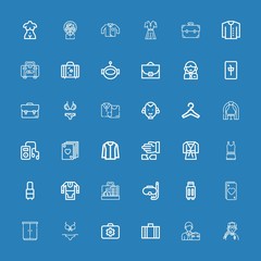 Editable 36 suit icons for web and mobile