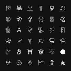 Editable 36 flag icons for web and mobile