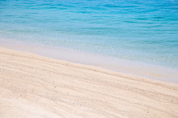 Sea and sand beach