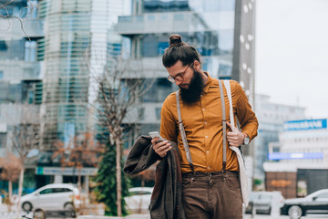 Confident stylish man