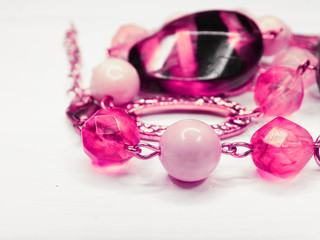 jewelry beads with bright crystals luxury fashion