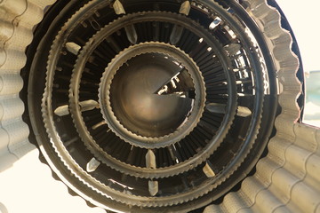 Motion element Inside  aircraft motor