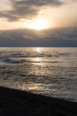 Obraz premium Black Sea in the winter.