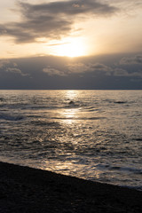 Black Sea in the winter.