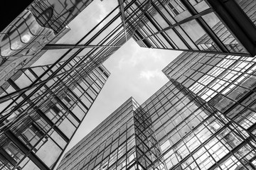 Fototapeta premium Exterior of high rise office building