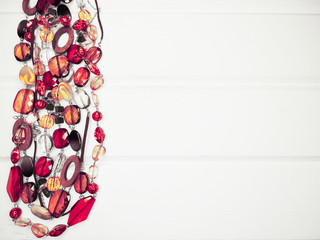 jewelry beads with bright crystals luxury fashion