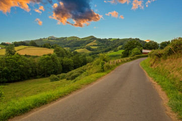 The road to Santiago as it passes through Navarra