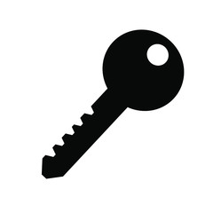 key isolated on white background