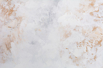 Light brown stone or slate wall.Grunge background.Top view