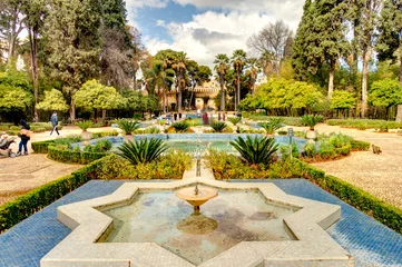 Foto op Plexiglas Marokko Fes, Morocco, beautiful park in the old city