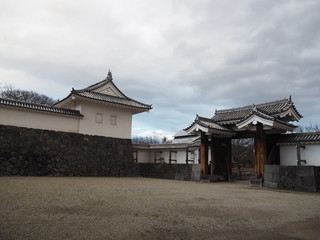 Fototapeta premium the yamagata castle in japan