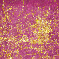 Obraz na płótnie Canvas Marble textured tile surface with golden glitter abstract patterns