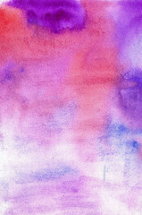 watercolor pink red purple background with splashes of colors