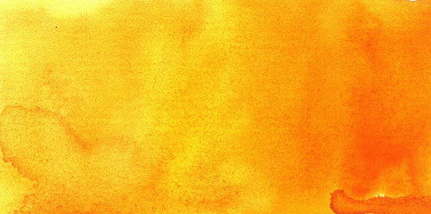 yellow orange abstract watercolor background