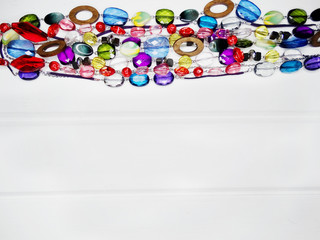 jewelry beads with bright crystals luxury fashion