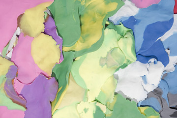 High quality 3d background. Abstract background with fingerprints made from Play Clay. Mosaic colored background.