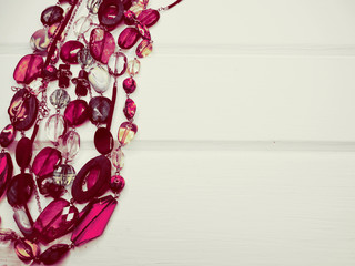 jewelry beads with bright crystals luxury fashion