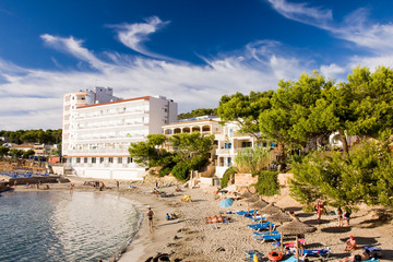 Beach of St. Elm, Majorca,Mallorca, Spain, Europe