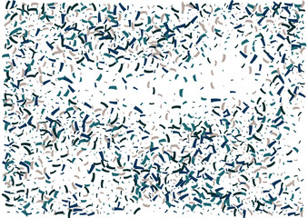 Festive color ribbon confetti background. Abstract frame confetti texture for holiday, postcard, poster, website, carnivals, birthday and children's parties. Cover confetti mock-up. Wedding card