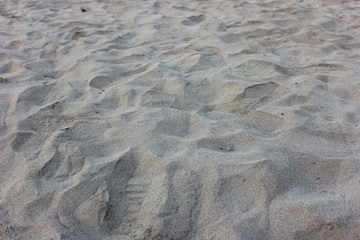 sand texture on the beach