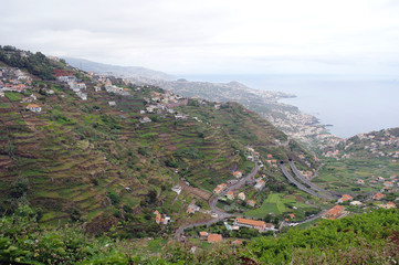 Fototapeta premium View of the valley on the island of Madeira