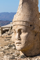 Malatya, Adıyaman / Turkey Mount Nemrut who reigned slopes Commagene King I. tomb of Antiochus gods and ancestors built to show his gratitude to is one of the most magnificent ruins of Hellenistic mon