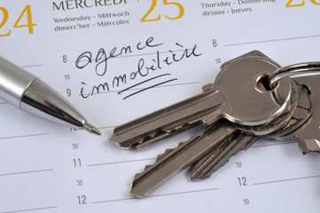 Rendez-vous à l'agence immobilière