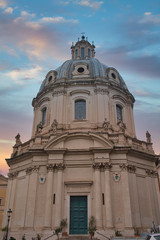 Fototapeta na wymiar View of Venice Square in Rome.