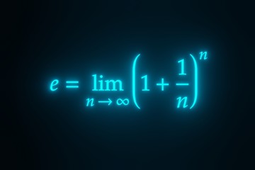 Definition of Napier number in cyber space